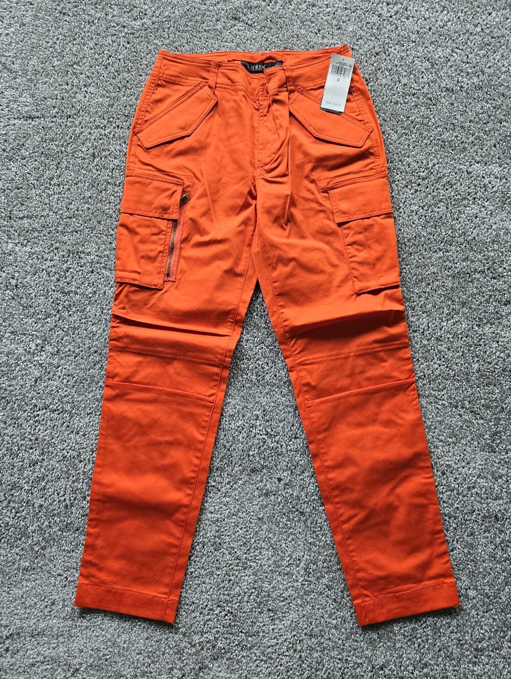 Ralph Lauren Bright Orange Cargo Pants
